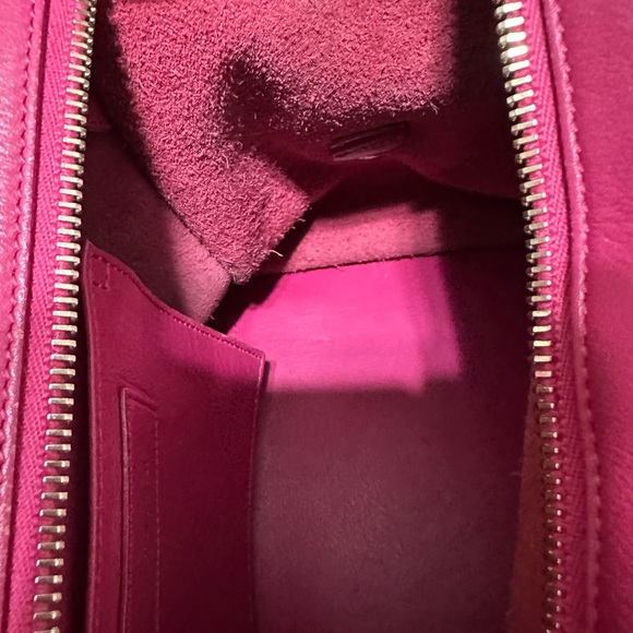 SAINT LAURENT ❤️🌟PINK LEATHER SATCHEL⭐️ - Picture 10 of 15